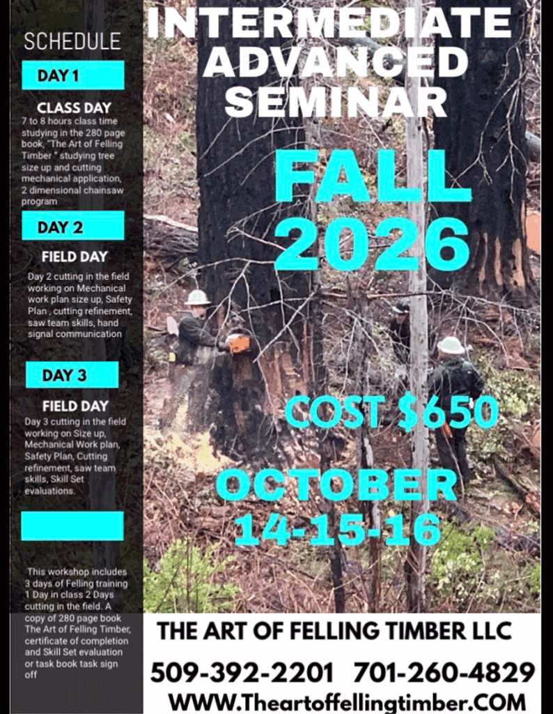 Intermediate Advanced Seminar - Fall 2026 - The Art of Felling Timber